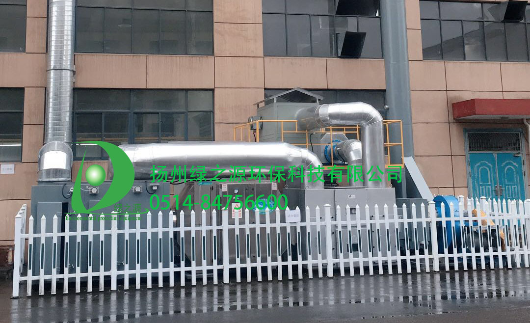 浙江杭州2W風量沸石轉輪+催化燃燒裝置